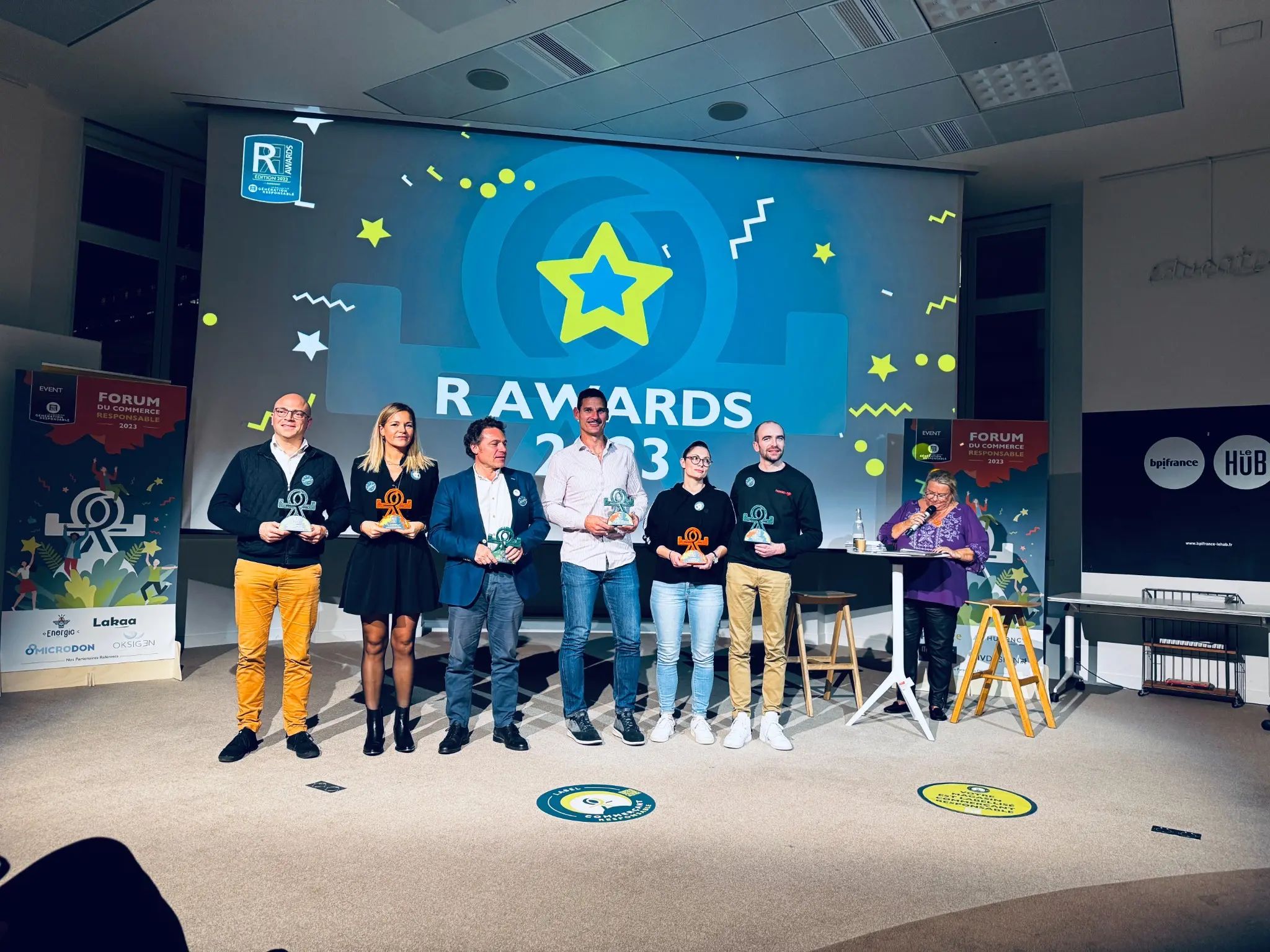 Lauréats réunis lors des R-Awards 2023